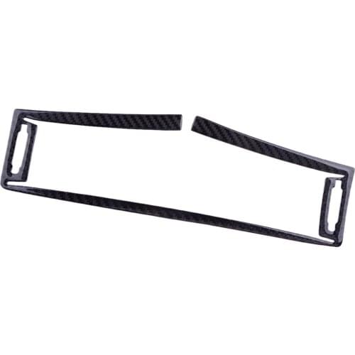 Carbon Fiber Black Car Front Air Vent Panel Cover Trim Accessories Fit for Lexus IS250 IS350 2014 2015 2016 2017 2018