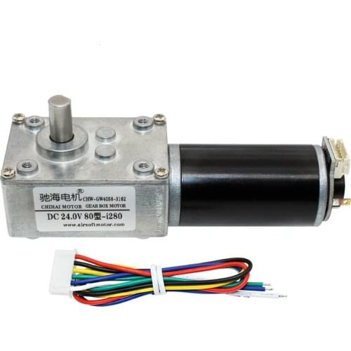 GW4058-31ZY Turbo Vortex DC Geared Motor with Magnetic Hall Encoder