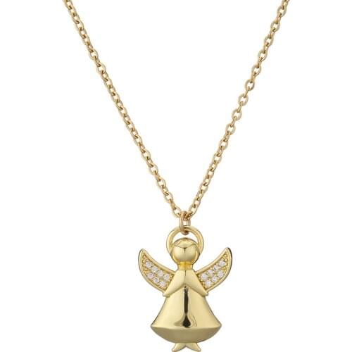 HECHENG,Girls Women Necklace ,Angel jewelry,chain link charm choker ,wholesale Dropping ,Gift