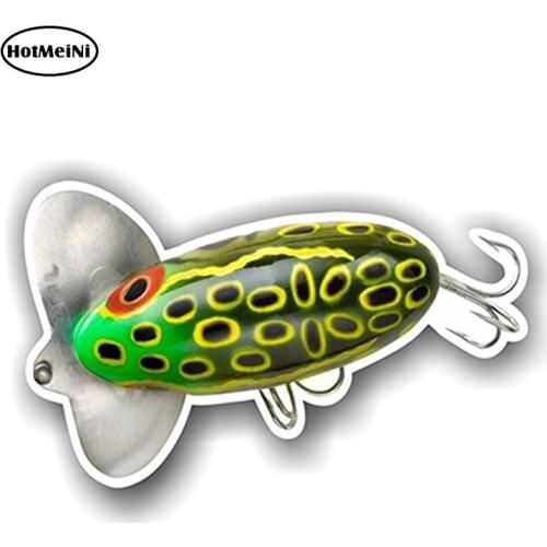 HotMeiNi 13cm x 6.5cm Car Styling Jitterbug Decal Sticker Tackle Box Lures Fishing Boat Truck Baits Lure Car Waterproof Decals