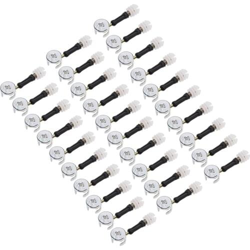 Uxcell Furniture Connecting Kit 15mm OD Cam Fitting M6x35mm Screws Carbon Steel 30 Sets