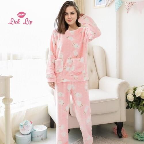 Женские фланелевые пижамы Lick lip China At AliExpress
