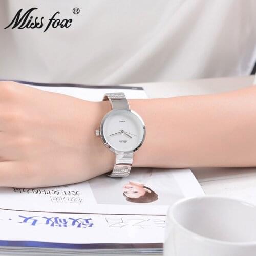 Top Brand Fashion Silver Stainless Steel Women Watches Simple Style Ladies Quartz Wrist Watch Minimalist Female Casual Clock New