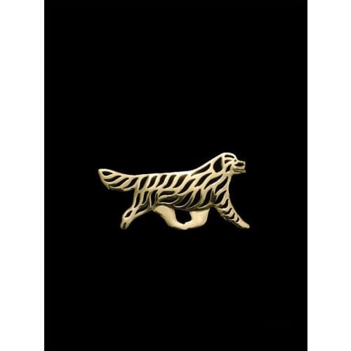 Trendy cute personalized Newfoundland dog brooches and pins plated silver plated brooches fashion jewelry