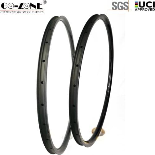 MTB Rims 29er Carbon Clincher Tubeless MTB Rim Set 29 Carbon Rims MTB Mountain Bike Symmetry / Asymmetry 29er MTB Rims