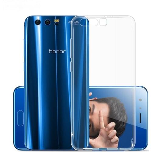 Soft TPU Case for Huawei Honor 9/9i/Lite Case Transparent Silicone Phone Back Cover 360 Protective Clear Bag Shell Honor9Lite