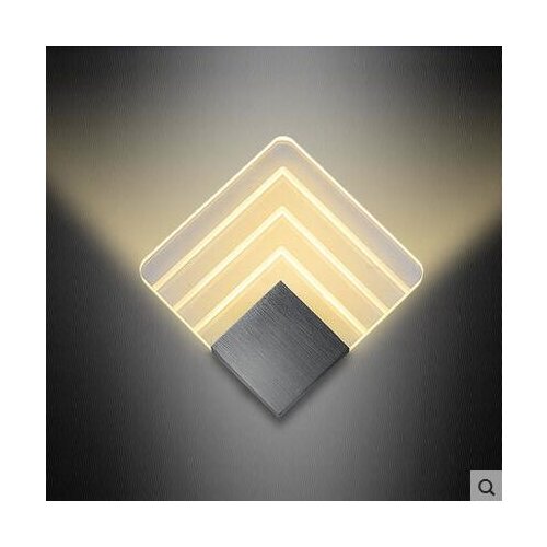 Wall light LED Square room aisle 6w-10w wall lamp bedroom Aisle lights 110v-240v