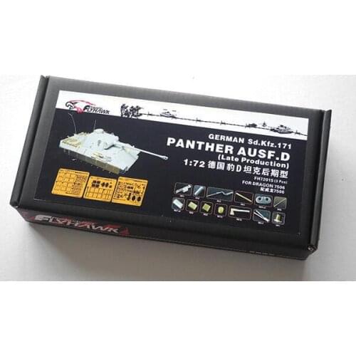 Flyhawk 72015 1/72 German Panther D Upgrade Parts for Dragon top quality