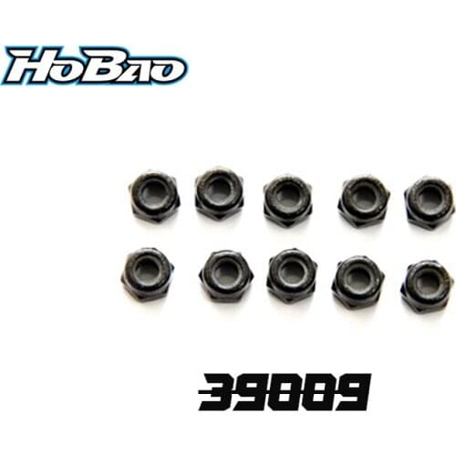 Original OFNA/HOBAO RACING 39009 NYLON NUT M4,10 PCS For HYPER MT/MT PLUS/MT PLUS Ⅱ MONSTER TRUCK