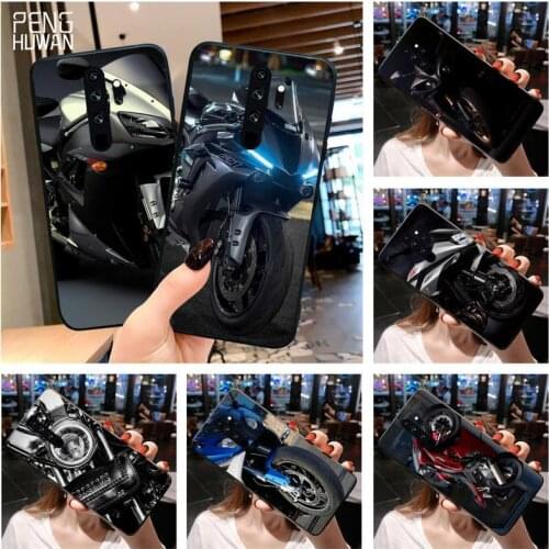 PENGHUWAN Best Cool motorcycle Painted Phone Case for Redmi Note 9 8 8T 8A 7 6 6A Go Pro Max Redmi 9 K20 K30