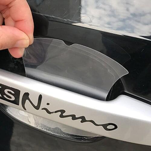 5 car door handle invisible scratch protection film for Skoda Octavia Fabia Rapid Superb Yeti Roomster