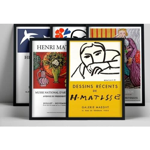 Henri Matisse Poster, Matisse face lines Print, Matisse the cut outs, Matisse Jazz poster, Matisse art Poster, Henri Mxhibition