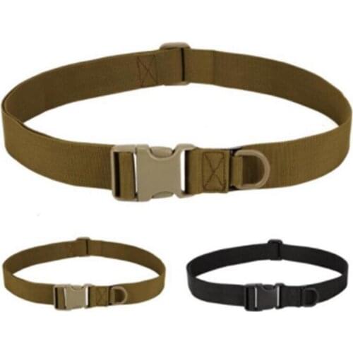 Simple Tactical Belt Outdoor Equipment Wear Bag Riding Inside Nylon Bag Deputy Military Belt Fastening Tape Sport Belt Tactical