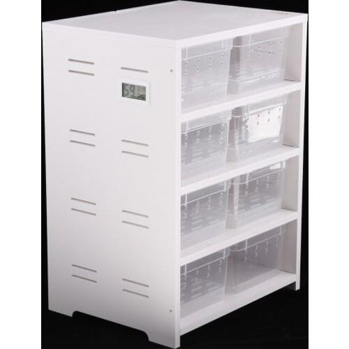 PVC Breeding Cabinet For Reptile In Winter Reptile Terrarium 8 Breeding Boxes