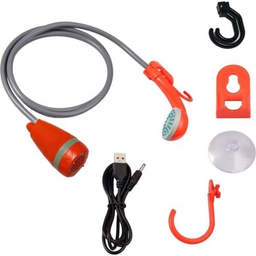 USB Rechargeable Shower Handheld Kit Portable Shower Head Outdoor For Hiking outdoor travel car Pet Washer Camping Tools