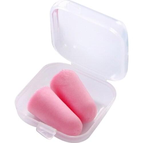 6 Pair Anti-noise Soft Ear Plugs Sound Insulation Ear Protection Earplugs Sleeping Plugs For Travel Noise Reduction With Case