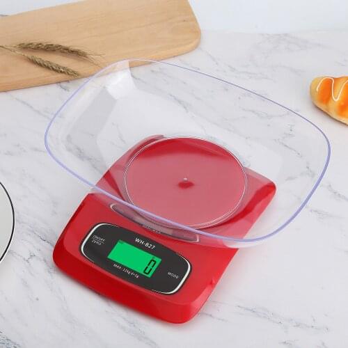 LED Display Screen Household Bake Electronic Kitchen Scale Efficient High Range Big Bowl Multipurpose Scale Kitchen Accessories