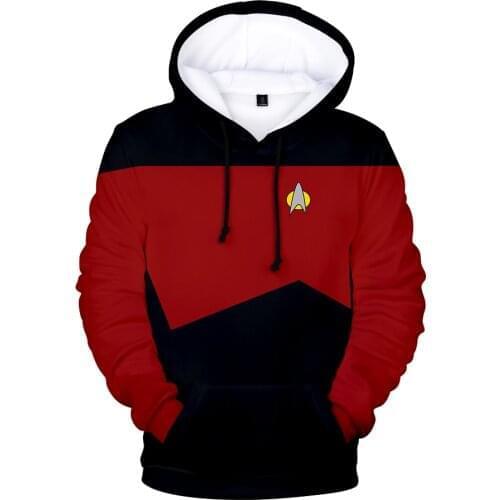 New Movie Star Trek Hoodies 3D Sweatshirts Long Sleeve Clothes Star Trek Cosplay Hoodies Fashion Men/women Streetwear Casual top