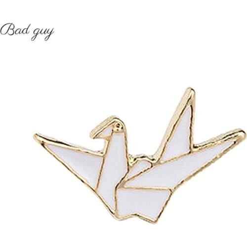 Bad Guy Thousand Paper Cranes Brooches for Womens Brooch Pin Jewelry Clothes Scarf Buckle Garment Accessories Fashion Jewelry