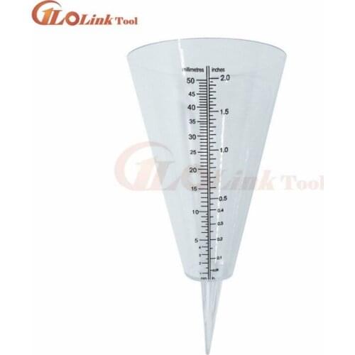 1 pcs Durable 10*21.5cm Control The Amount Of Water White Rain Gauge Measurement Ground Garden Measuring Tool Parts