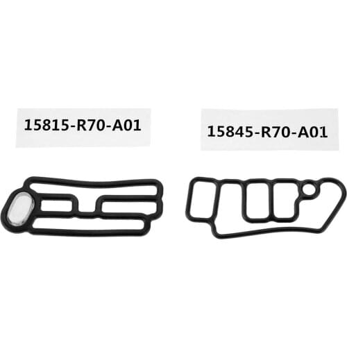 2Pcs Head Cylinder Solenoid Gasket VTEC Gasket Universal For Honda Accord Odyssey 15815-R70-A01 + 15845-R70-A01 High Quality