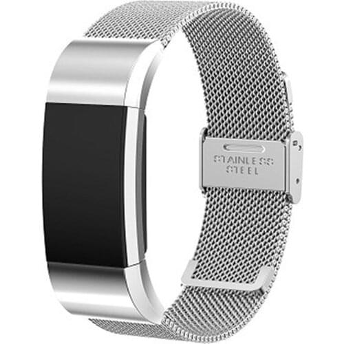 30pcs/Lot by DHL for Fitbit Charge 2 Metal Buckle Stainless Steel Replacement Wrist Bands Bracelet 4 Colors No Tracker