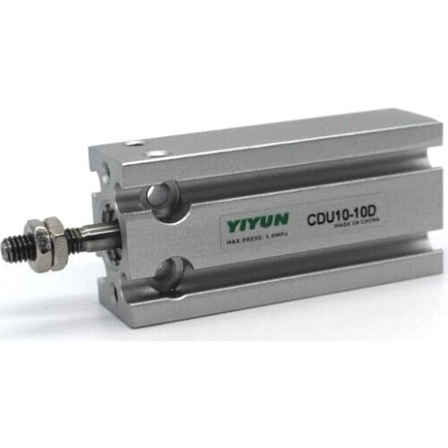 CDU10-5D/10D/15D/20D/25D/30D YIYUN brand Free mount cylinder Double Acting, Single Rod Pneumatic components CDU CU series