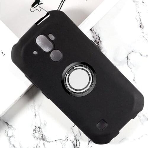 For Doogee S40 Back Ring Holder Bracket Phone Case Cover Phone TPU Soft Silicone Cases for Doogee S40 Lite