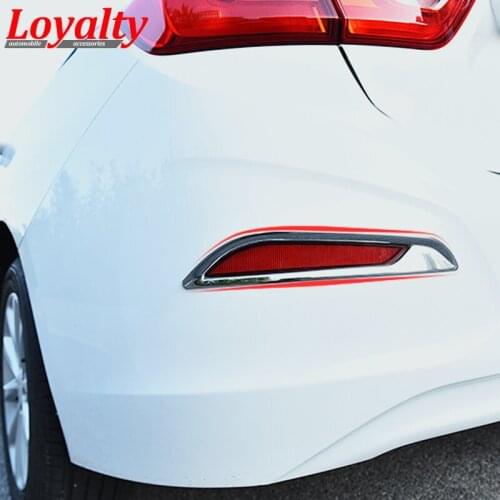 Loyalty for Chevrolet Cruze 2017 2018 ABS Chrome Rear Fog Lamp Shade Taillight Trim Cover Car Styling Auto Accessories
