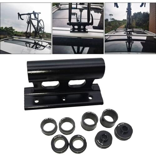 Lightweight Alloy Bike Car Roof Fork Mount Rack Block Quick Release Carrier
