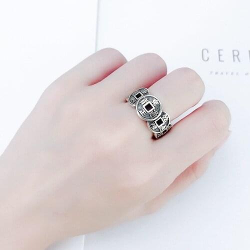 Summer Beach Vacation Knuckle Open Coin Rings for Women Girls Adjustable Finger Ring Charm Jewellery Wholesale Gifts