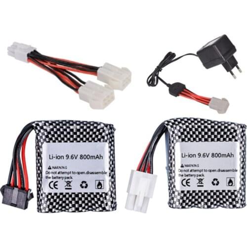 9.6v Li-ion Battery for 9115 9116 S911 S912 RC Car Truck Spare Upgrade 800mah 9.6V Rechargeable battery for toys Car