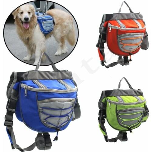 Portable Breathable Mesh Dog Backpack Dog Travel Outing For Large Dog Bag Hands Free Waterproof Pet Supplies Dog Accessories