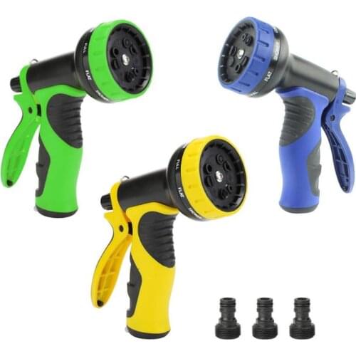 Adjustable Multi Functional Car Wash Water Gun With Connector Garden Variable Sprayers Watering Irrigation Garden Water Gun