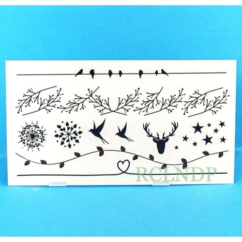 Waterproof Temporary Tattoo Sticker tatto little bird wallows on line stickers flash tatoo fake tattoos for child girl women