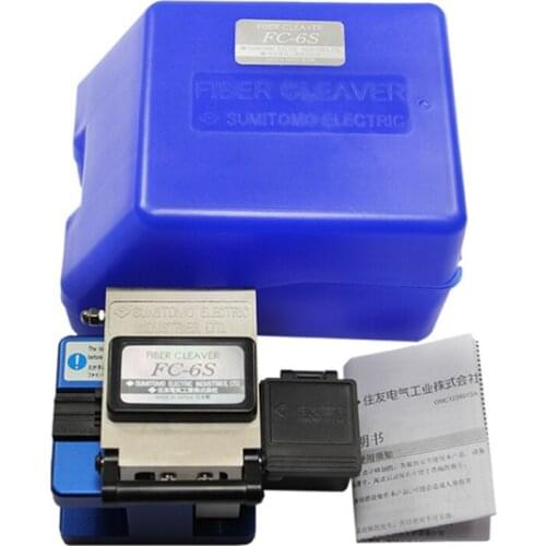 High Precision FC-6S Fiber Cleaver Connector Optical Fiber Cleaver Used in FTTH fiber optic cable with fiber scrap collecto
