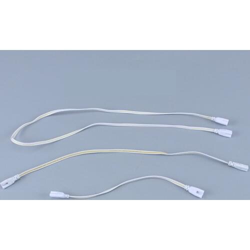 100cm Long connector 1FT T5 Double End 3Pin LED Tube Connector Cable Wire T8 Extension Cord For Integrated LED Fluorescent