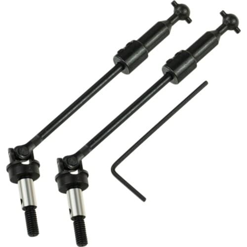 2pcs Adjustable Alloy Universal Shaft Joint 110mm-120mm 1.5mm Wrench for 1/10 HSP 94108 94109 94110 94111 On-road