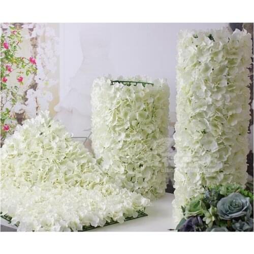 10pcs/lot Artificial silk Hydrangea flower wall wedding backdrop decoration flower runner wedding stage decoration TONGFENG