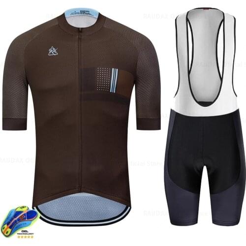 Raudax-Conjunto de Ropa de Ciclismo para hombre, Maillot, triatlón, 2020