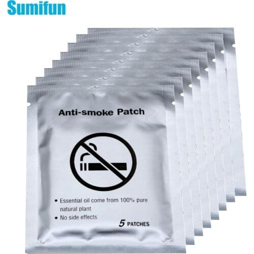 40pcs Anti Smoke Patch Stop Quit Smoking Cessation Pad 100% Natural Ingredient Chinese Herbal Medical Plaster Health Care D2052