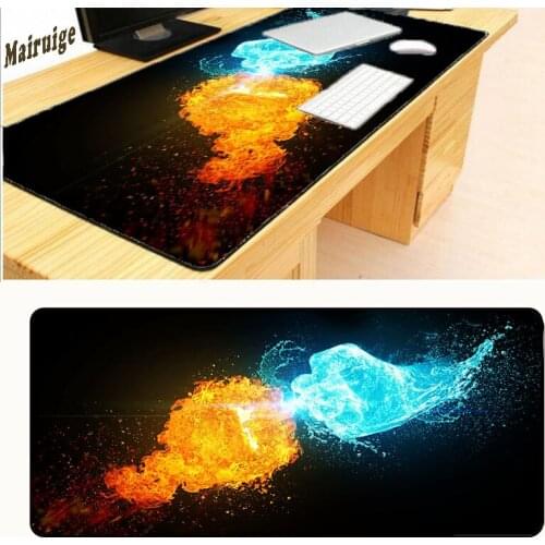 Mairuige Ice and Fire Large Overlock 90x40cm Mouse Pad Gaming Mouse Pad Gamer Notbook Computer Mousepad Cheaper Free Shipping