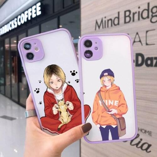 Kenma Kozume of Haikyuu Phone Case Matte For iPhone 12 Mini 11 Pro XR XS Max 7 8 Plus X Hard PC Back Cover