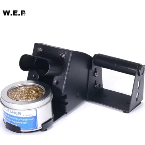 WEP H-1 Type Soldering Iron Holder 938D Soldering Tweezer Handle Stand With Metal Cleaner