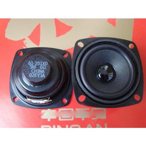 2pcs 2" inch 57MM 6Ohm 6Ω 5W Dual neodymium full-range speaker Loudspeaker