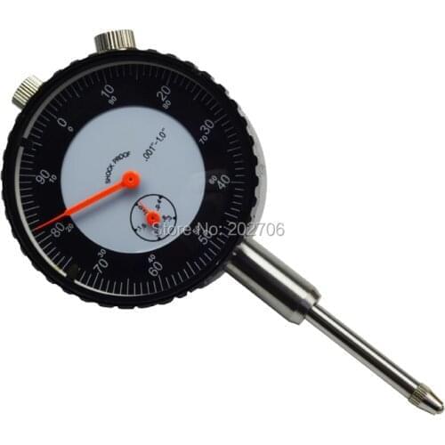 0.001"- 1 inch indicator shock proof 0.001" inch dial indicator