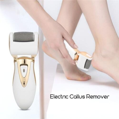 Foot Care Tool with 2 Rollers Skin Care Feet Dead Dry Skin Removal Electric Foot File Callus Remover for Cracked Heels Cuticles
