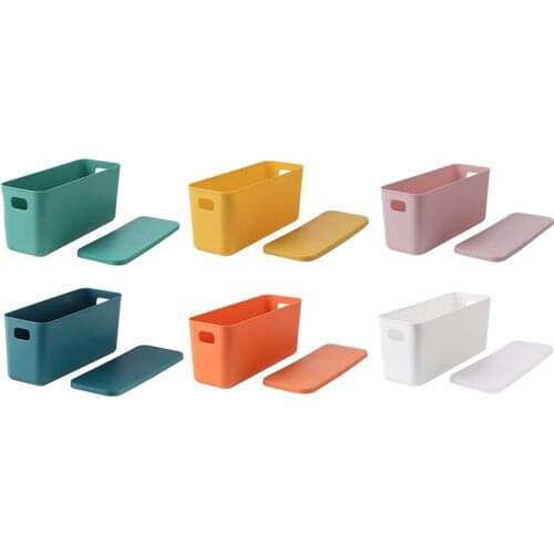 Storage Box With Lid, Underwear, Toy Tie, Socks, Snacks, Household Plastic Cosmetics, Office, Bathroom, Storage Box