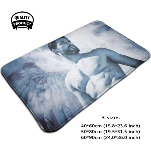 Lucifer Mornin - When Angels Fall They Also Rise Soft Foot Pad Room Goods Rug Carpet Lucifer Tom Ellis Shirtless Devil Angel