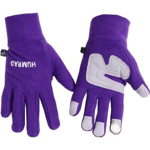 Soft Fashion Polar Fleece Touch Screen Gloves Autumn Winter Outdoor Ladies Warm Cold Ridding Gloves 132